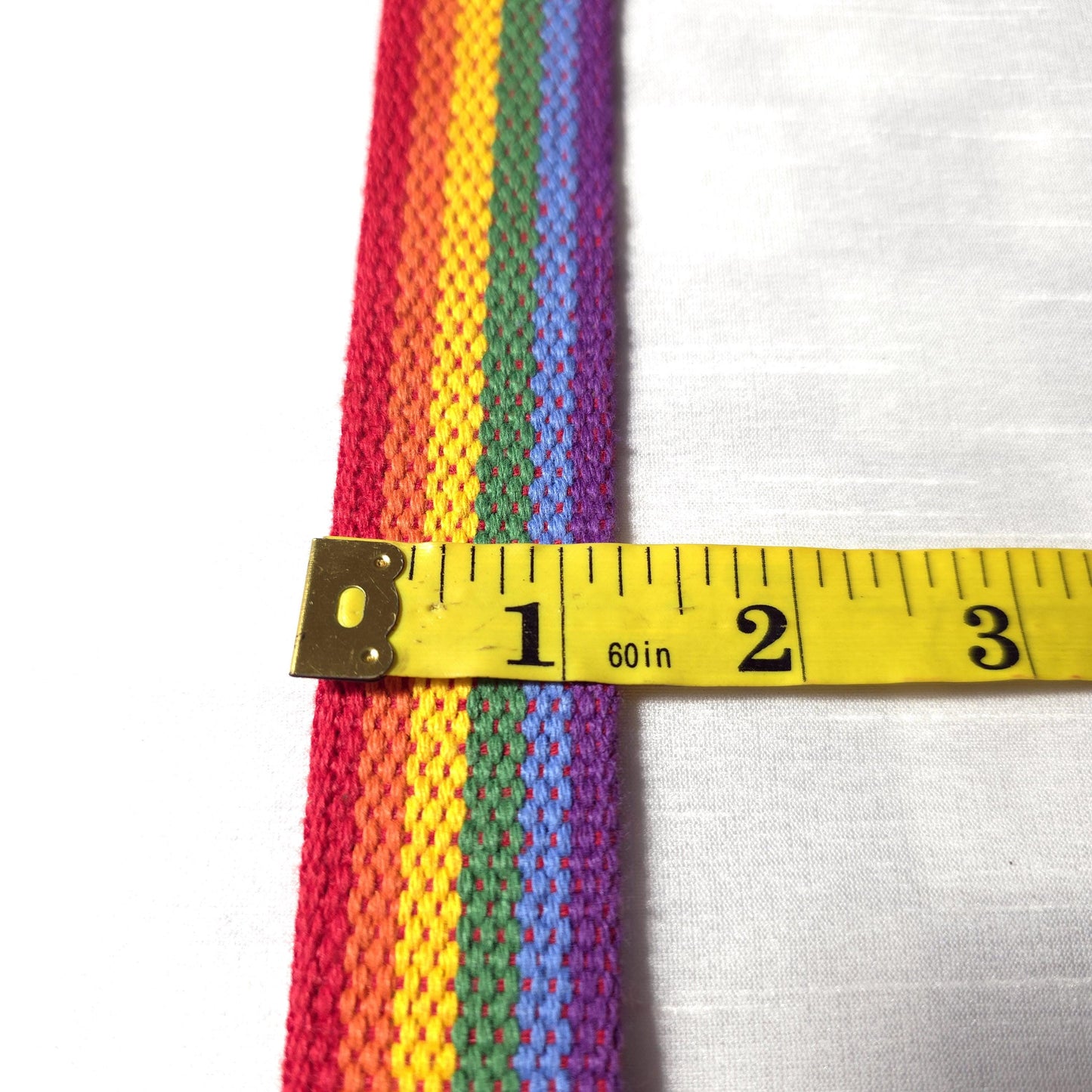 RAINBOW STRIPE COTTON WEBBING