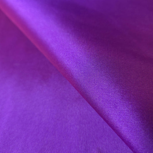 FAUX SILK LUXURY TAFFETA PURPLE RED