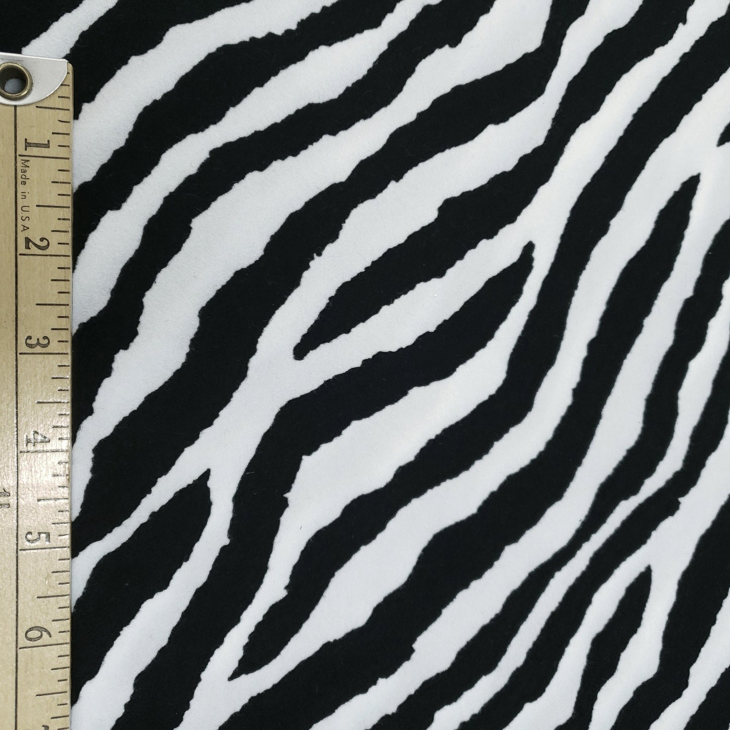 ZEBRA PRINT COTTON UPHOLSTERY VELVET