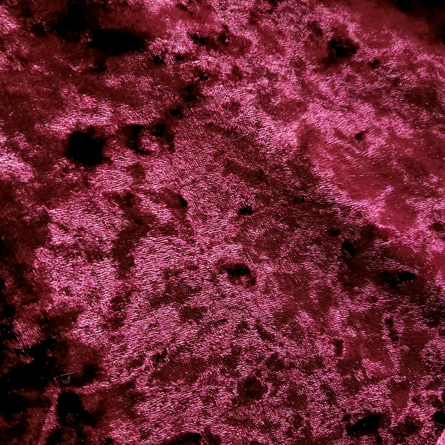 ICE CRUSH VELOUR STRETCH VELVET BURGUNDY WINE