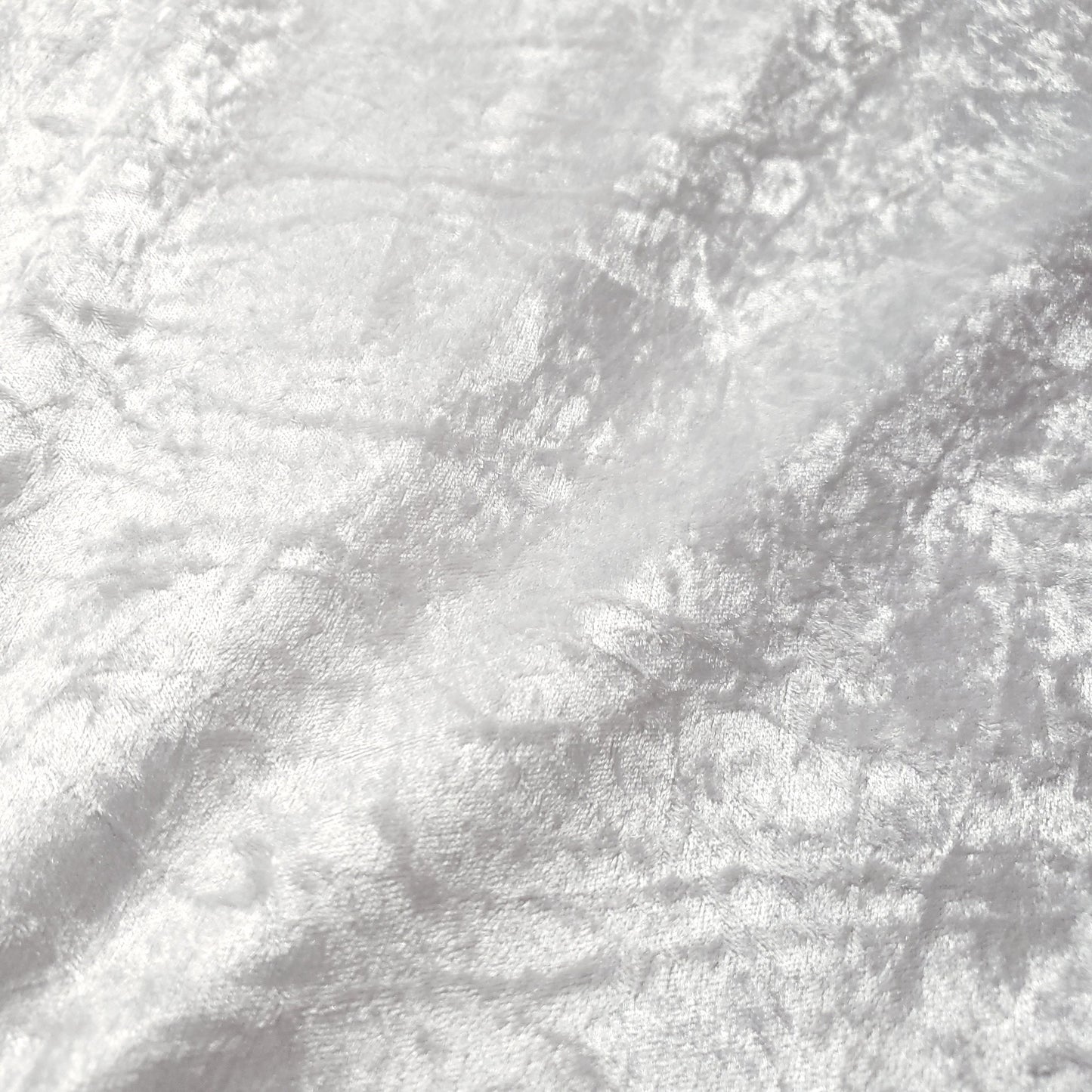 ICE CRUSH VELOUR STRETCH VELVET WHITE