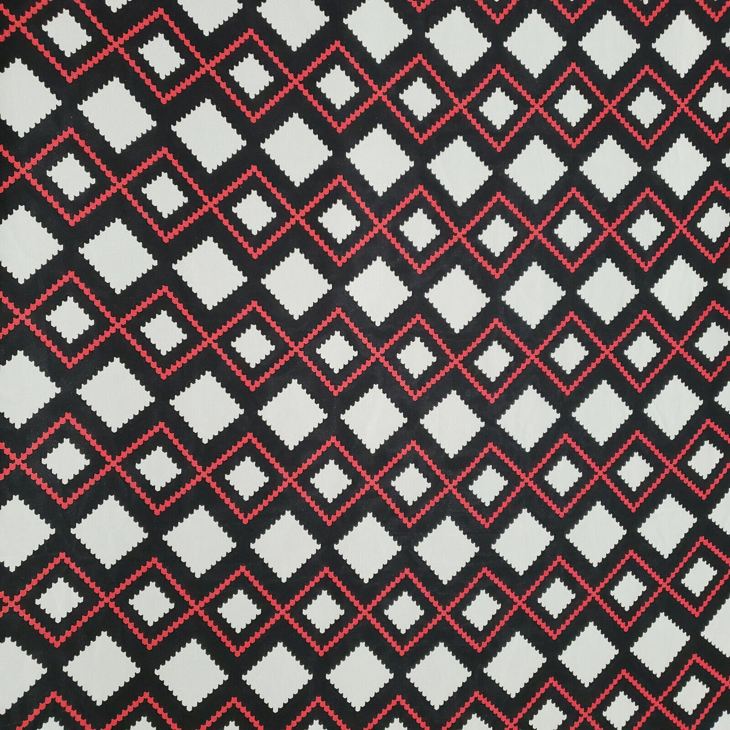 Retro Diamond Chiffon