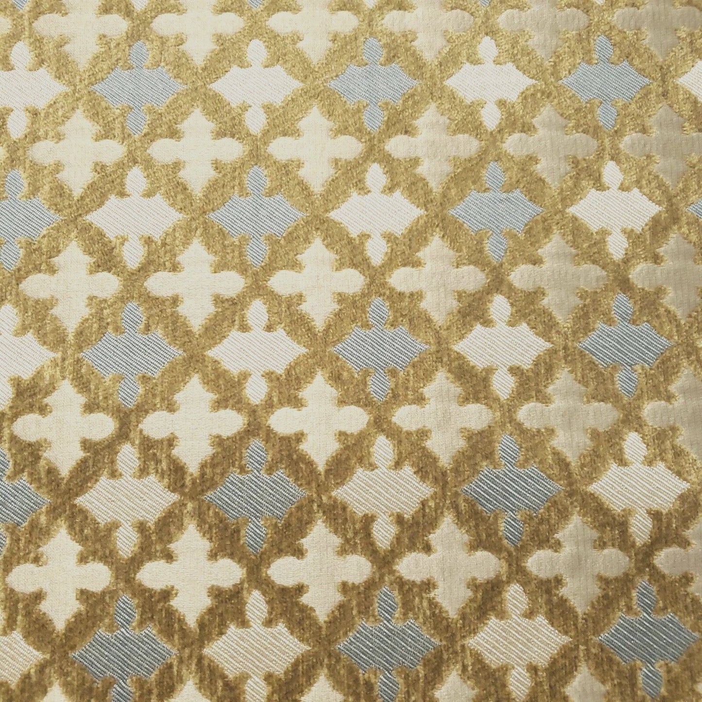 MEDIEVAL RENAISSANCE LATTICE CHENILLE UPHOLSTERY B/T