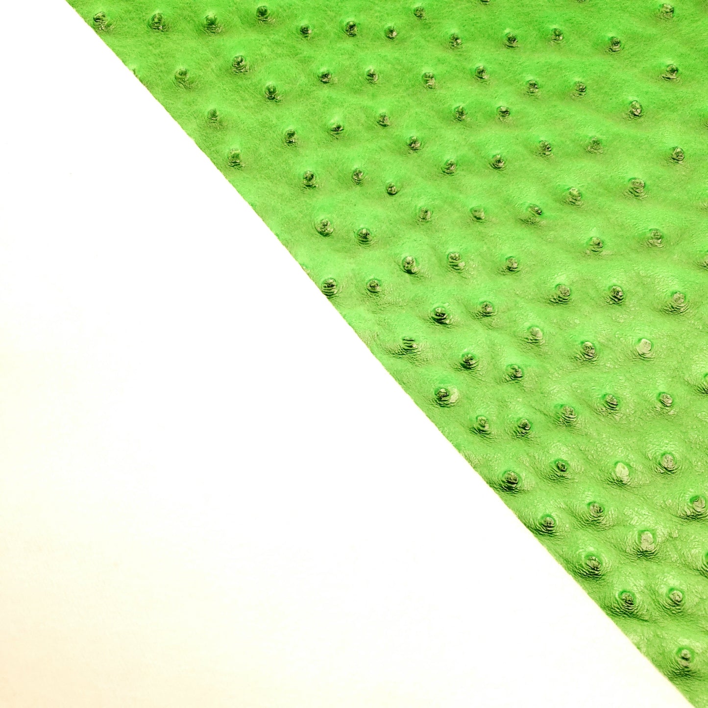 NEON HIGHLIGHTER GREEN OSTRICH VINYL