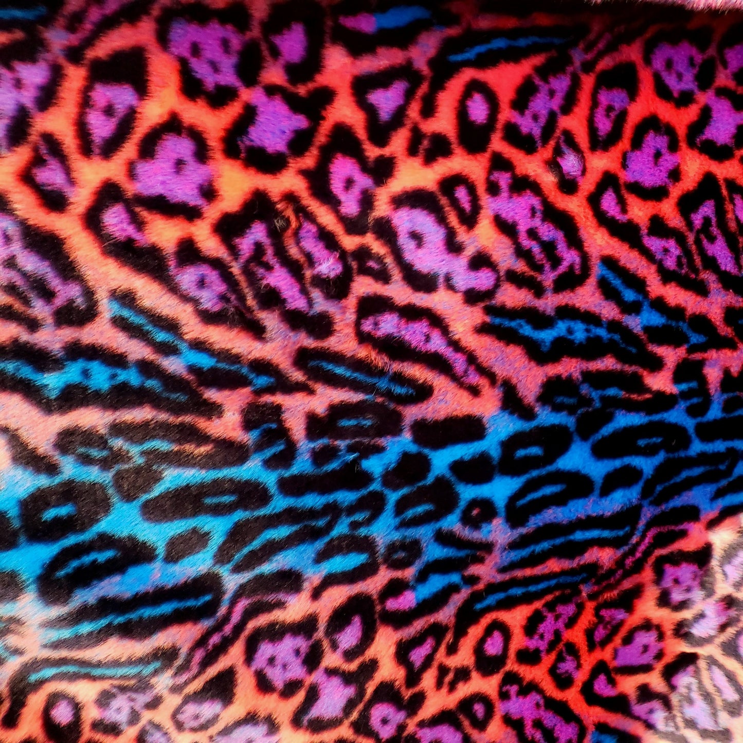 ACID LEOPARD FUN FUR SHERBERT HUES