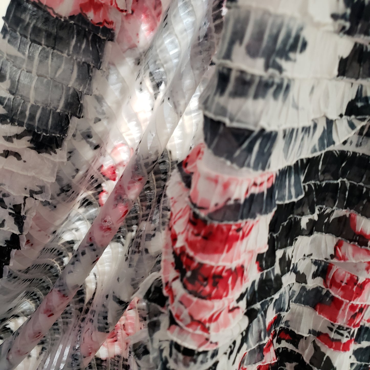 SPANISH ROSE RUFFLE JERSET