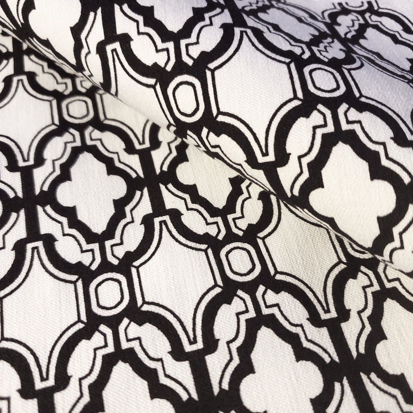OGEE LATTICE STRETCH COTTON