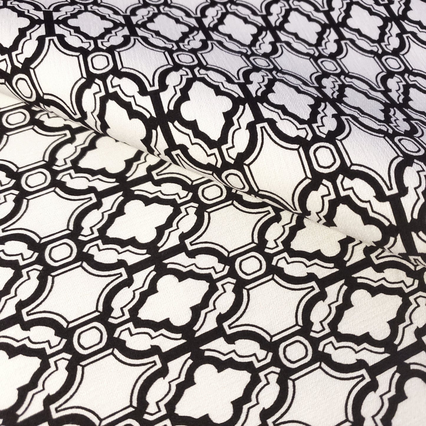 OGEE LATTICE STRETCH COTTON