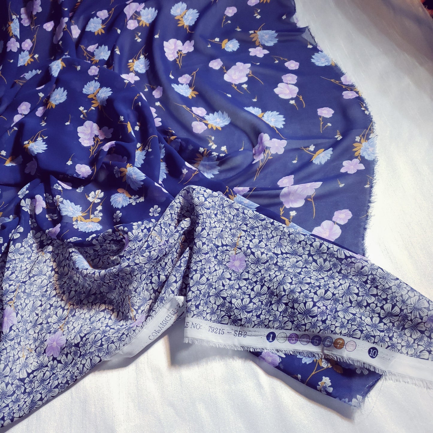 SPRING FLOWER CASCADE CHIFFON