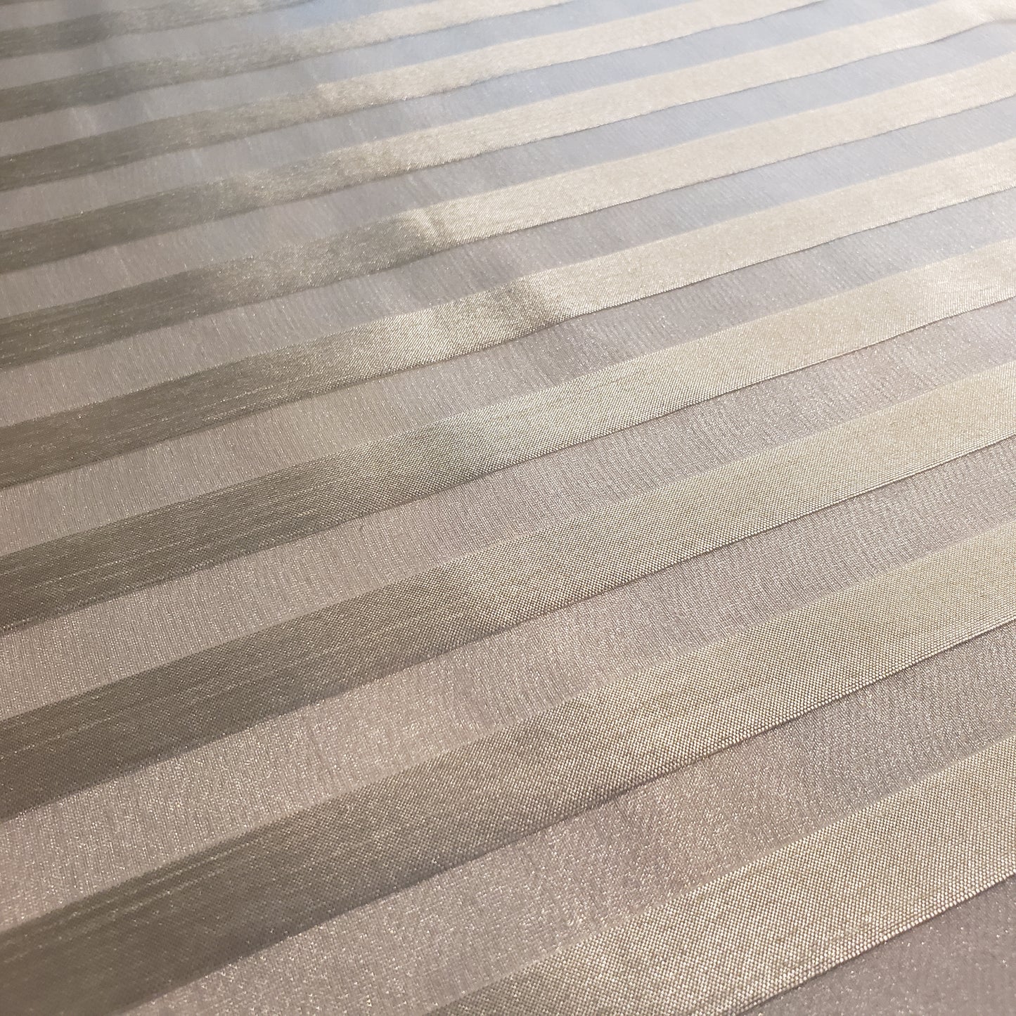 IVORY STRIPE ORGANZA FABRIC