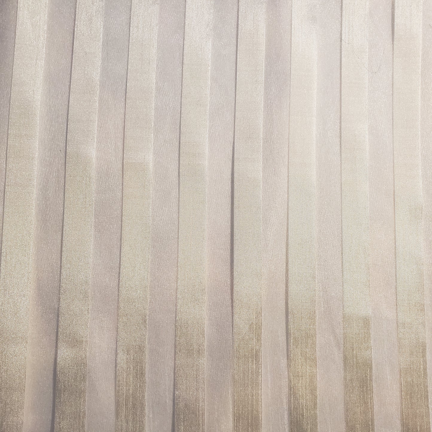 IVORY STRIPE ORGANZA FABRIC