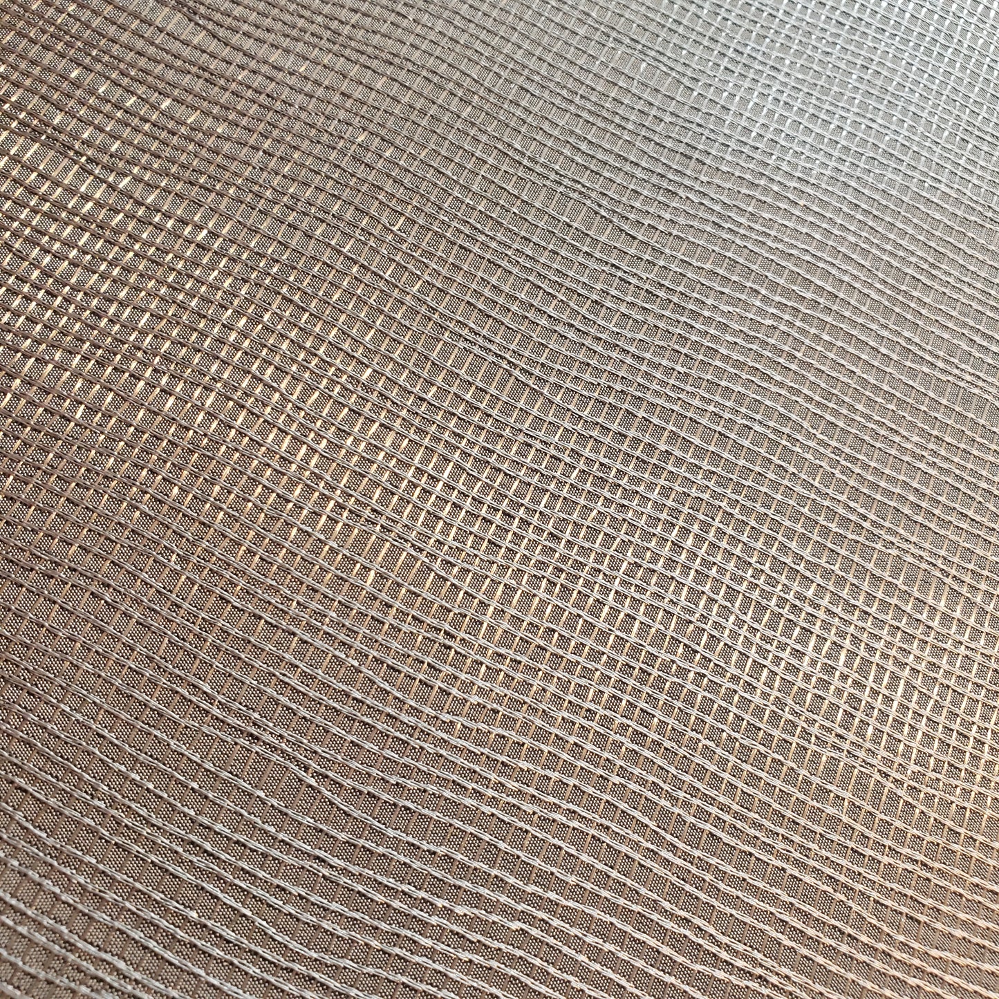 CROSSHATCH TAUPE SHEEN DRAPERY