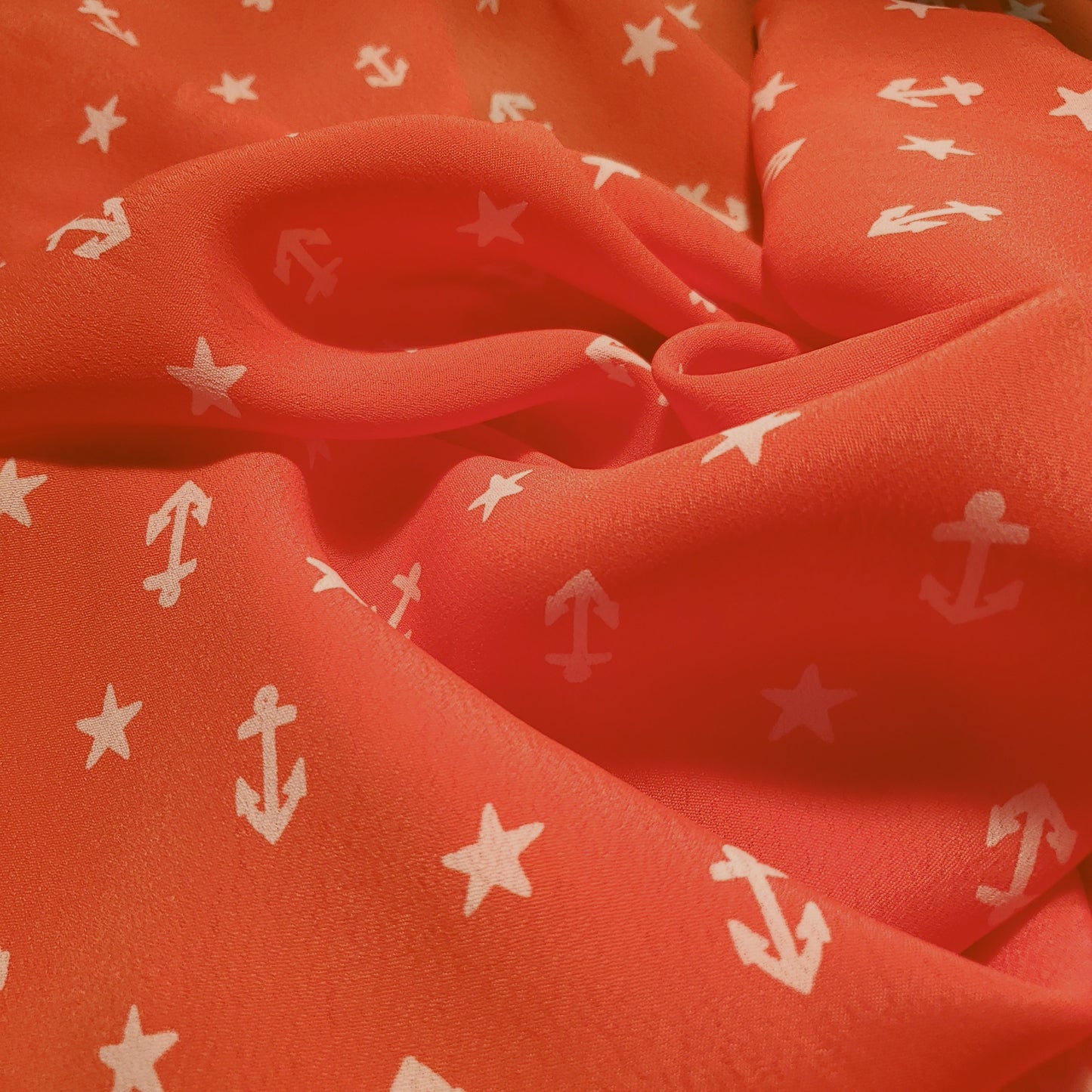 ANCHOR SUNSET PRINT CHIFFON