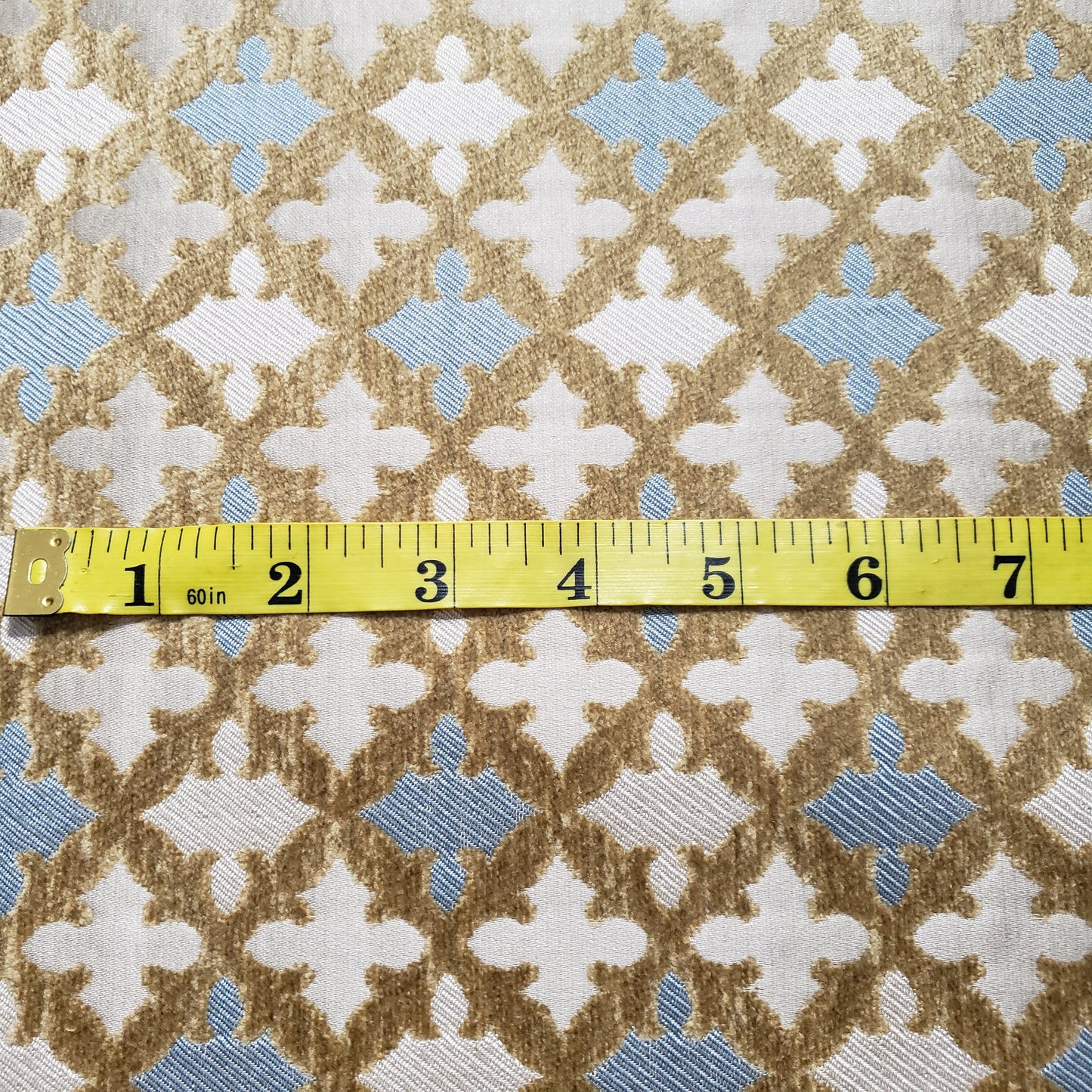 MEDIEVAL FLEUR LATTICE REVERSIBLE UPHOLSTERY