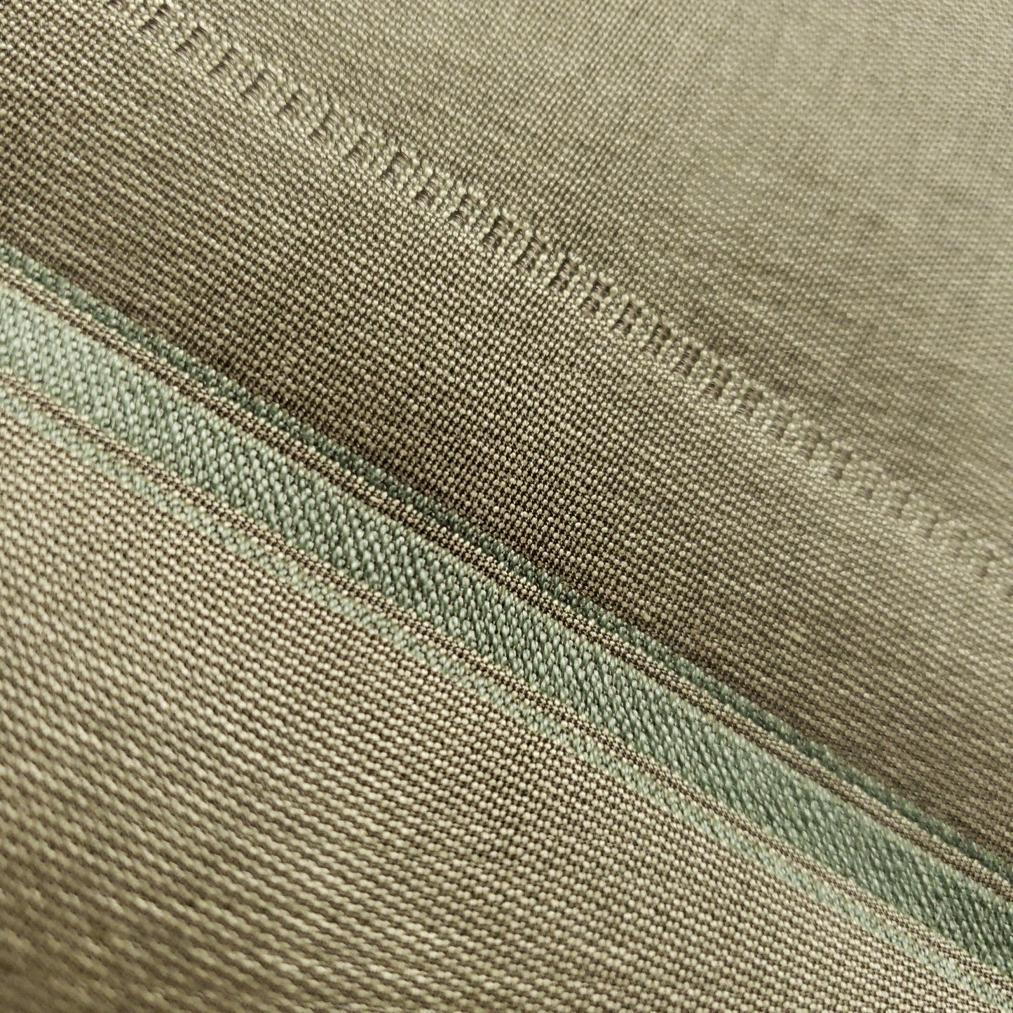 FRENCH FLORAL STRIPE OLIVE BROCADE