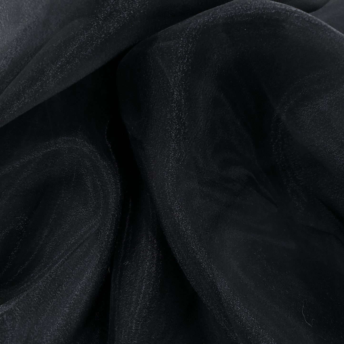CRYSTAL ORGANZA 5 YARD LOT NEUTRAL BLACK