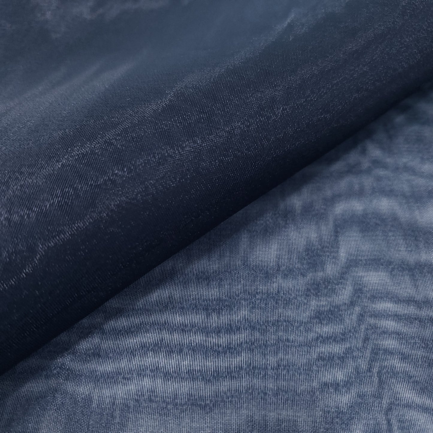 CRYSTAL ORGANZA 5 YARD LOT BLUE NAVY