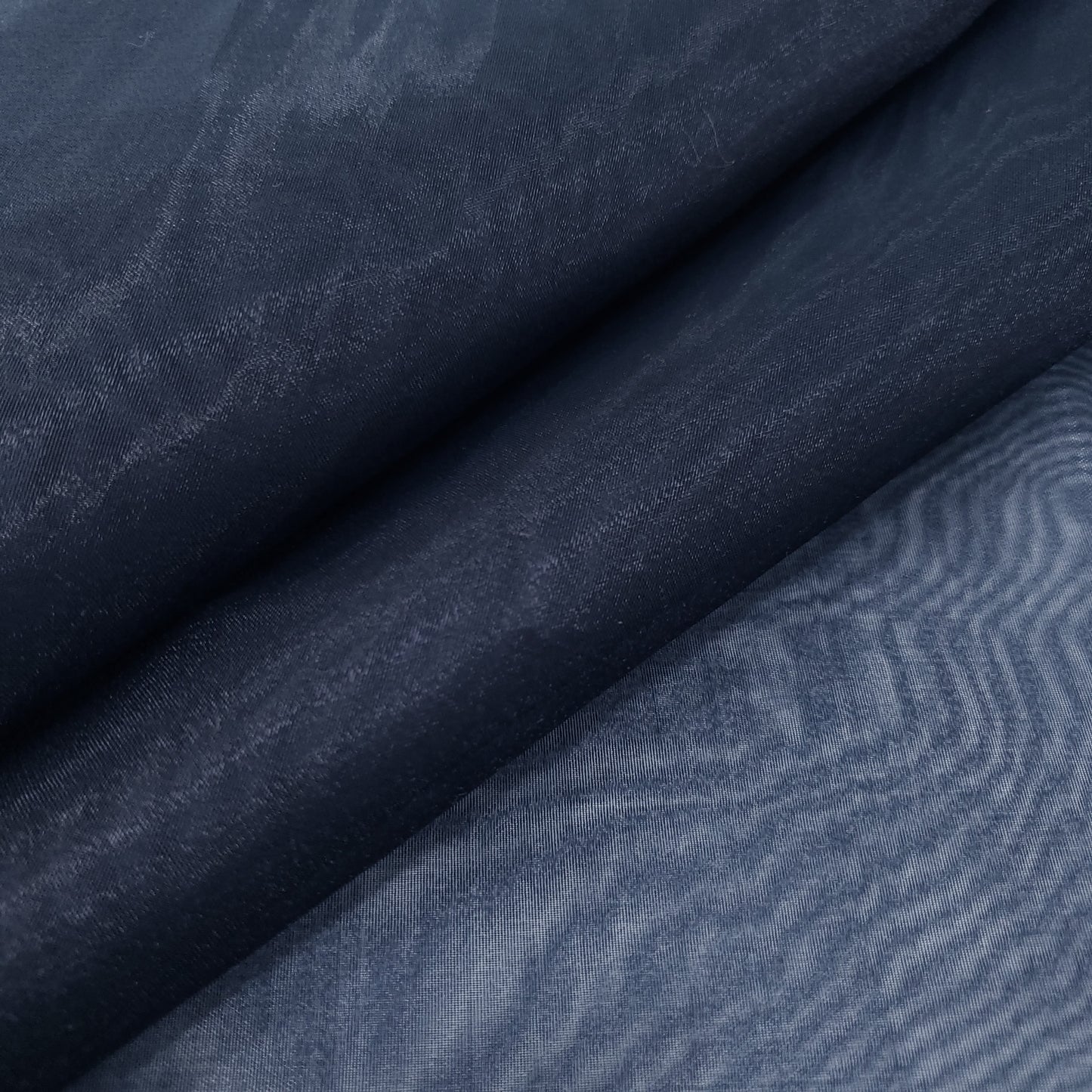 CRYSTAL ORGANZA 5 YARD LOT BLUE NAVY