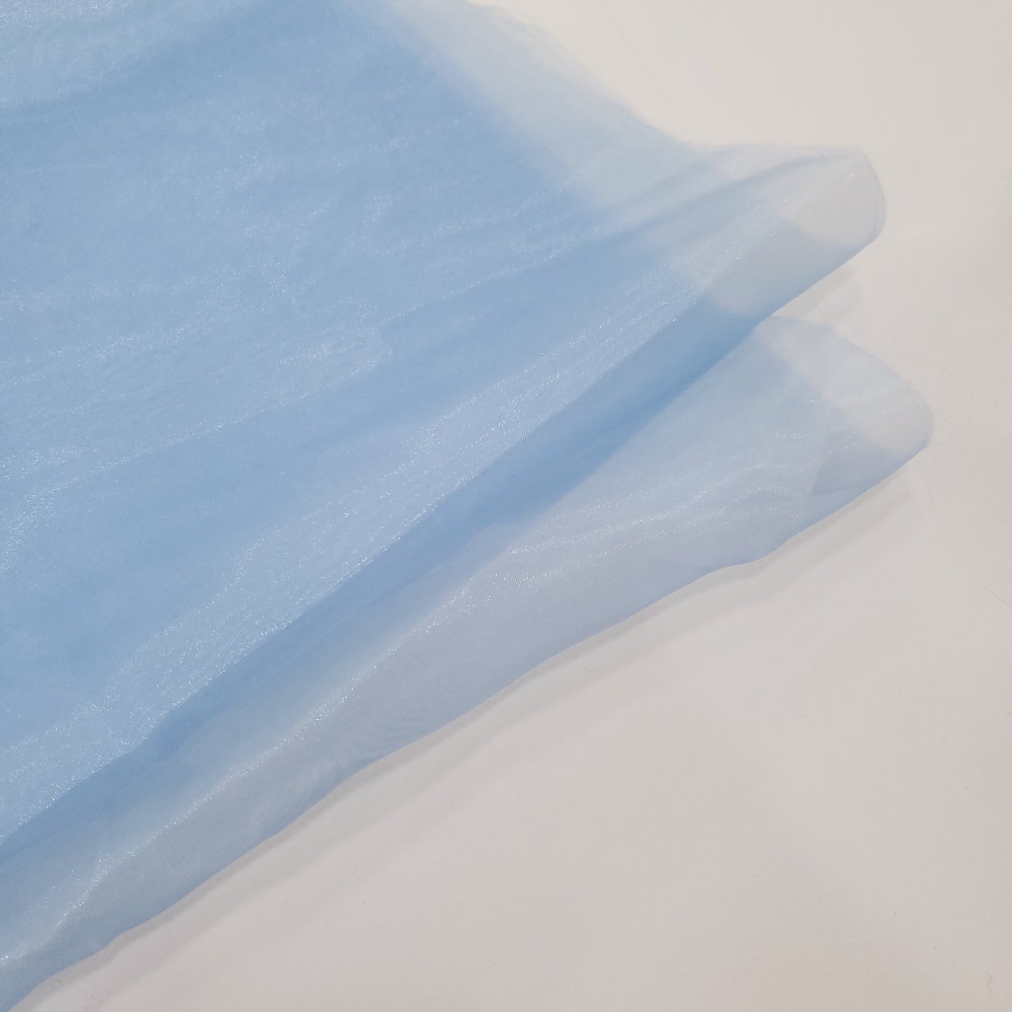 CRYSTAL ORGANZA 5 YARD LOT BLUE PASTEL