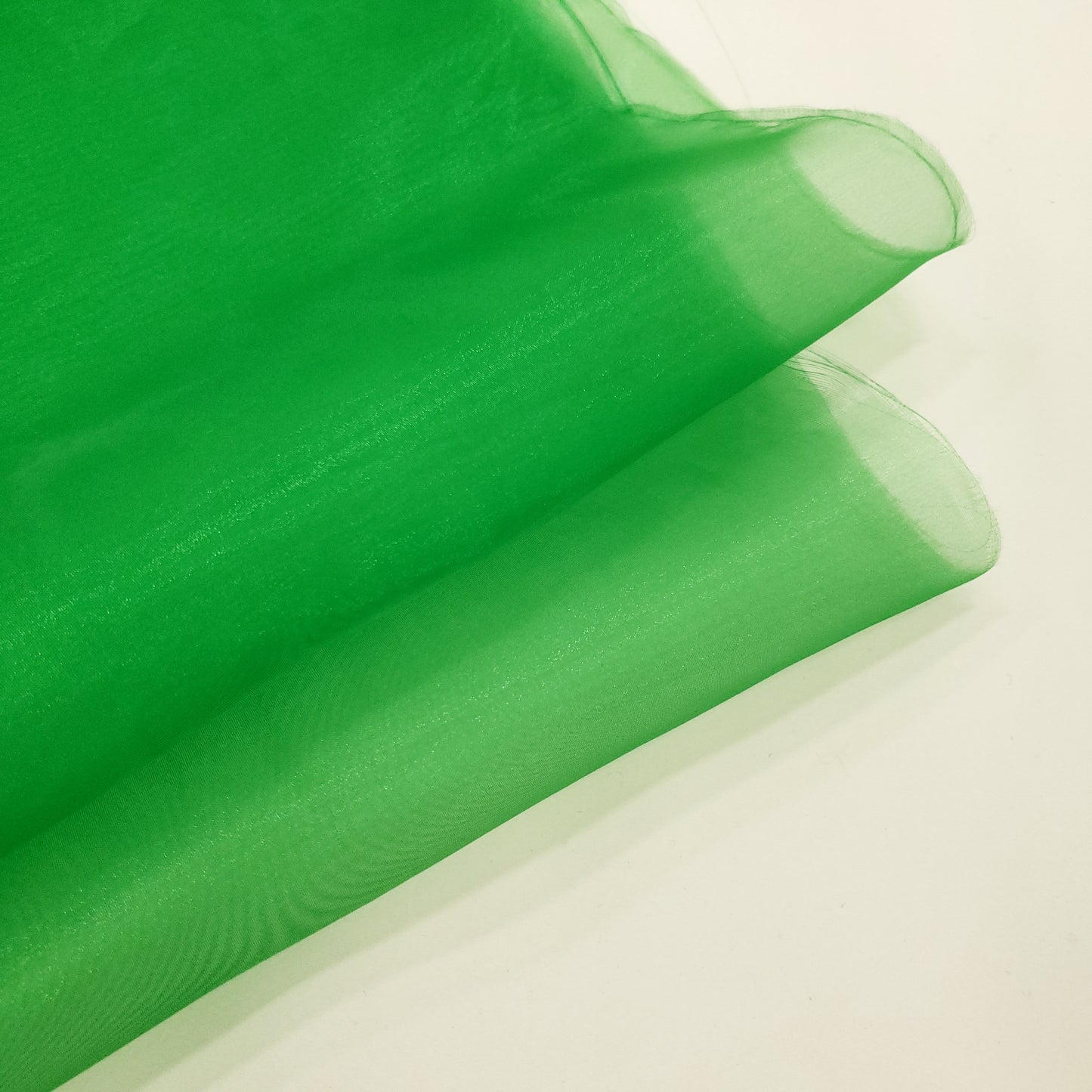 CRYSTAL ORGANZA 5 YARD LOT GREEN
