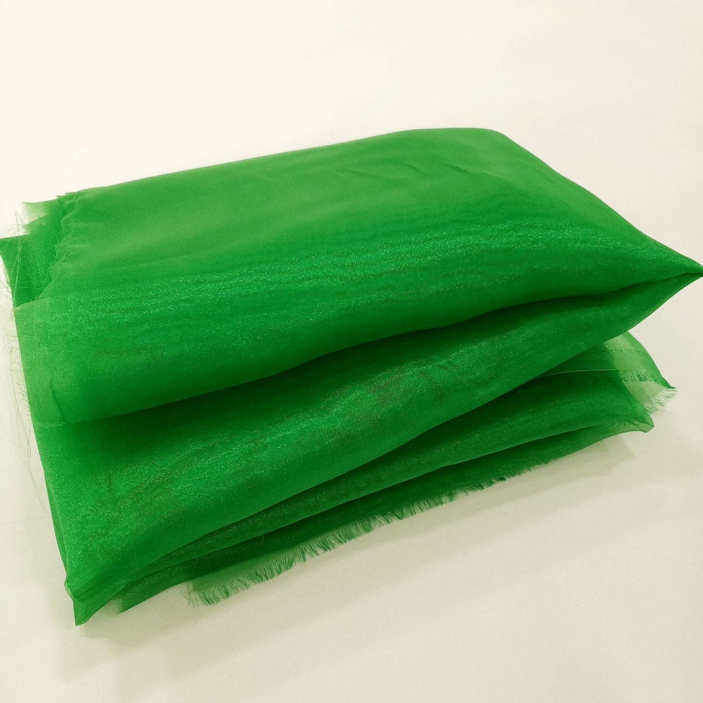 CRYSTAL ORGANZA 5 YARD LOT GREEN