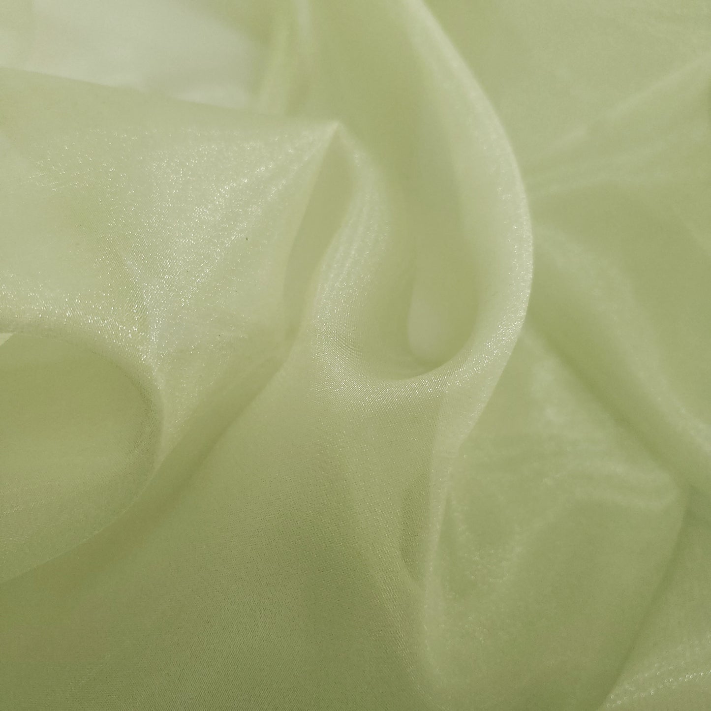 CRYSTAL ORGANZA 5 YARD LOT GREEN SAGE