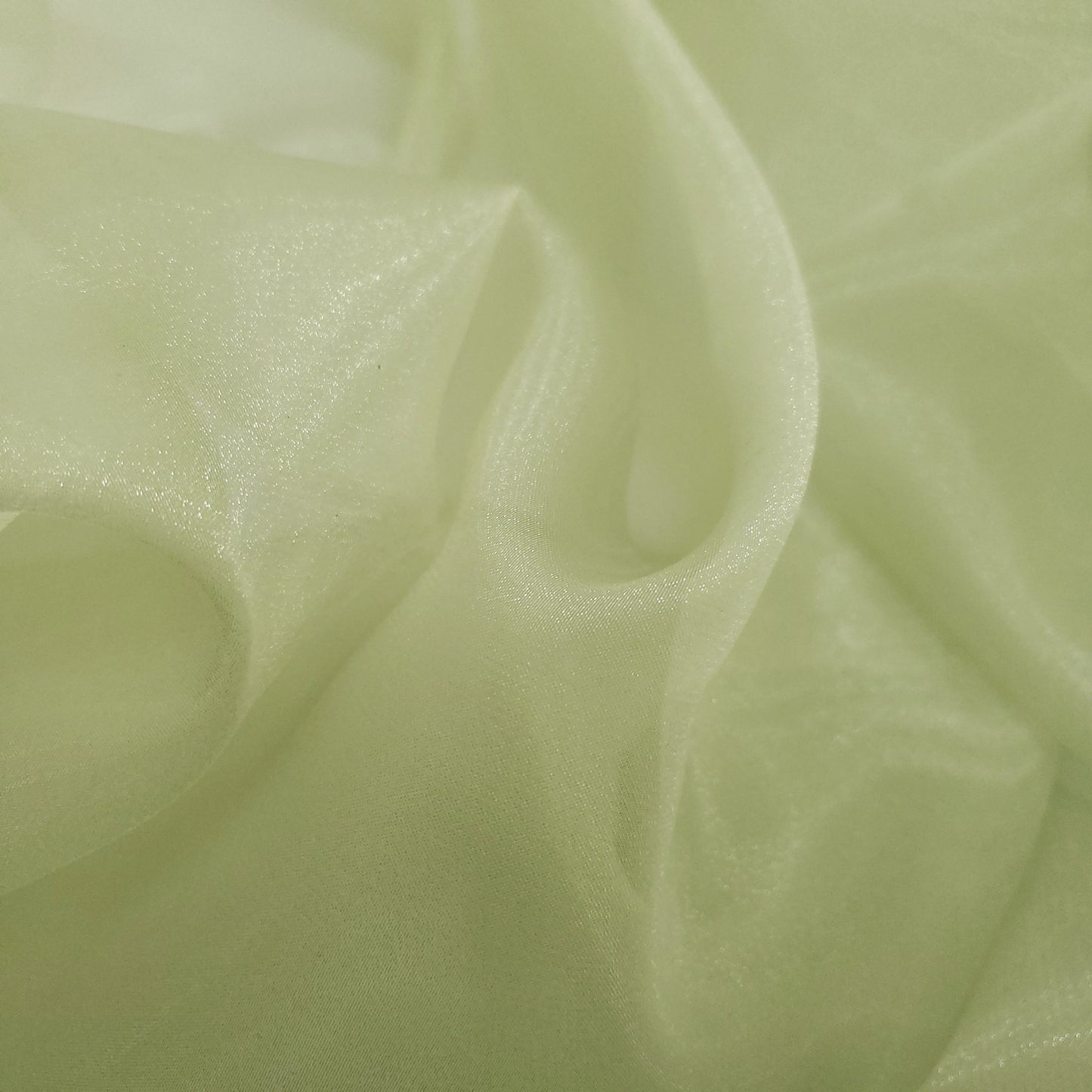 CRYSTAL ORGANZA 5 YARD LOT GREEN SAGE