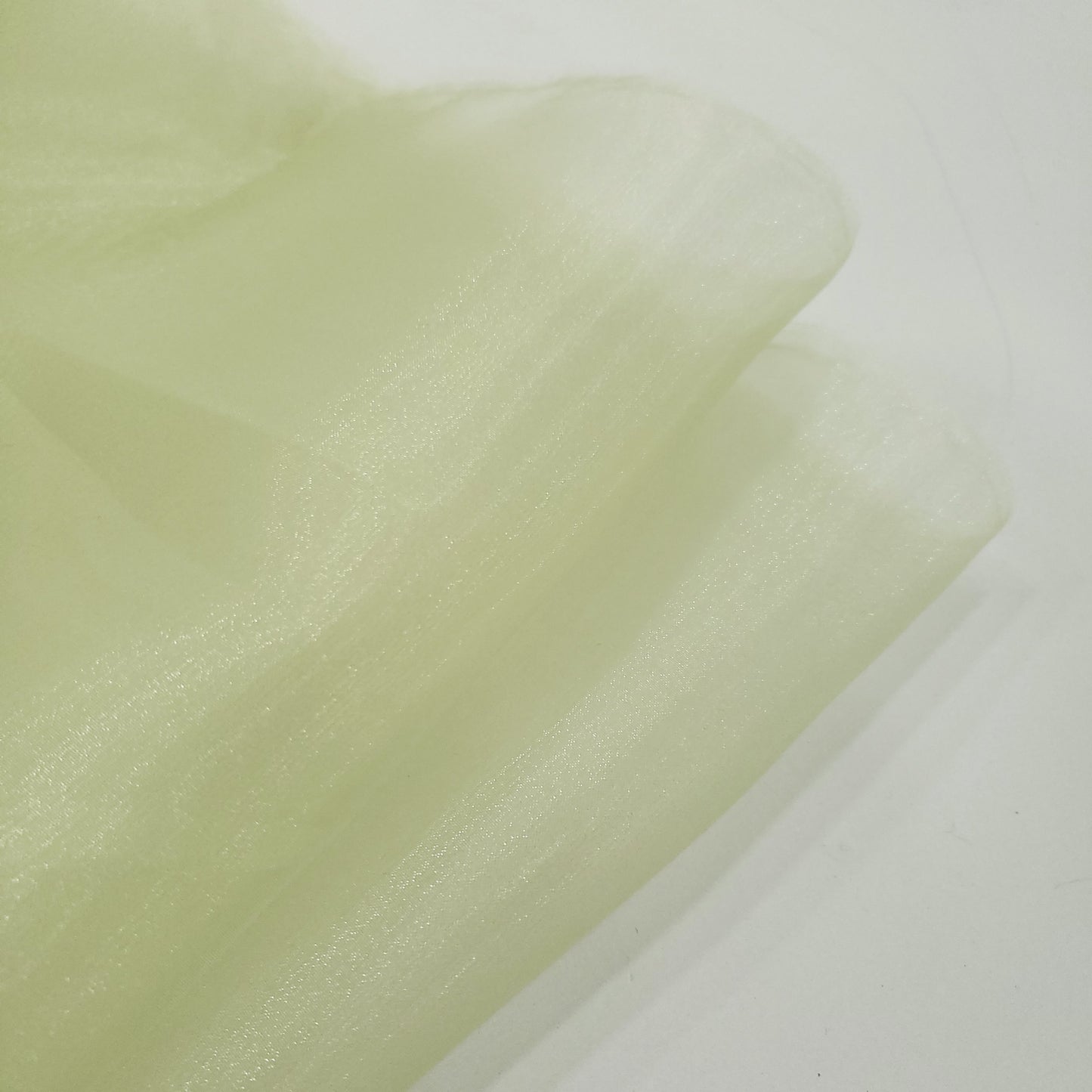CRYSTAL ORGANZA 5 YARD LOT GREEN SAGE