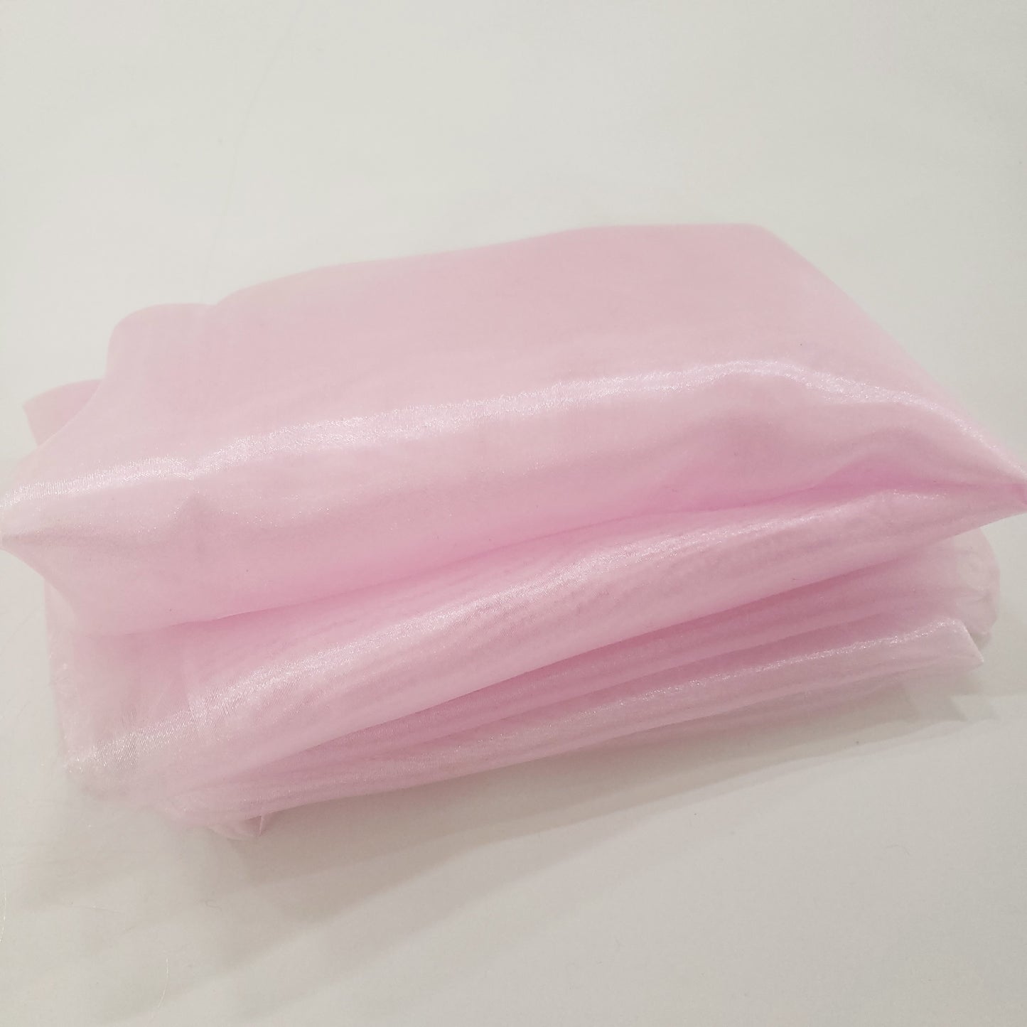 CRYSTAL ORGANZA 5 YARD LOT PINK