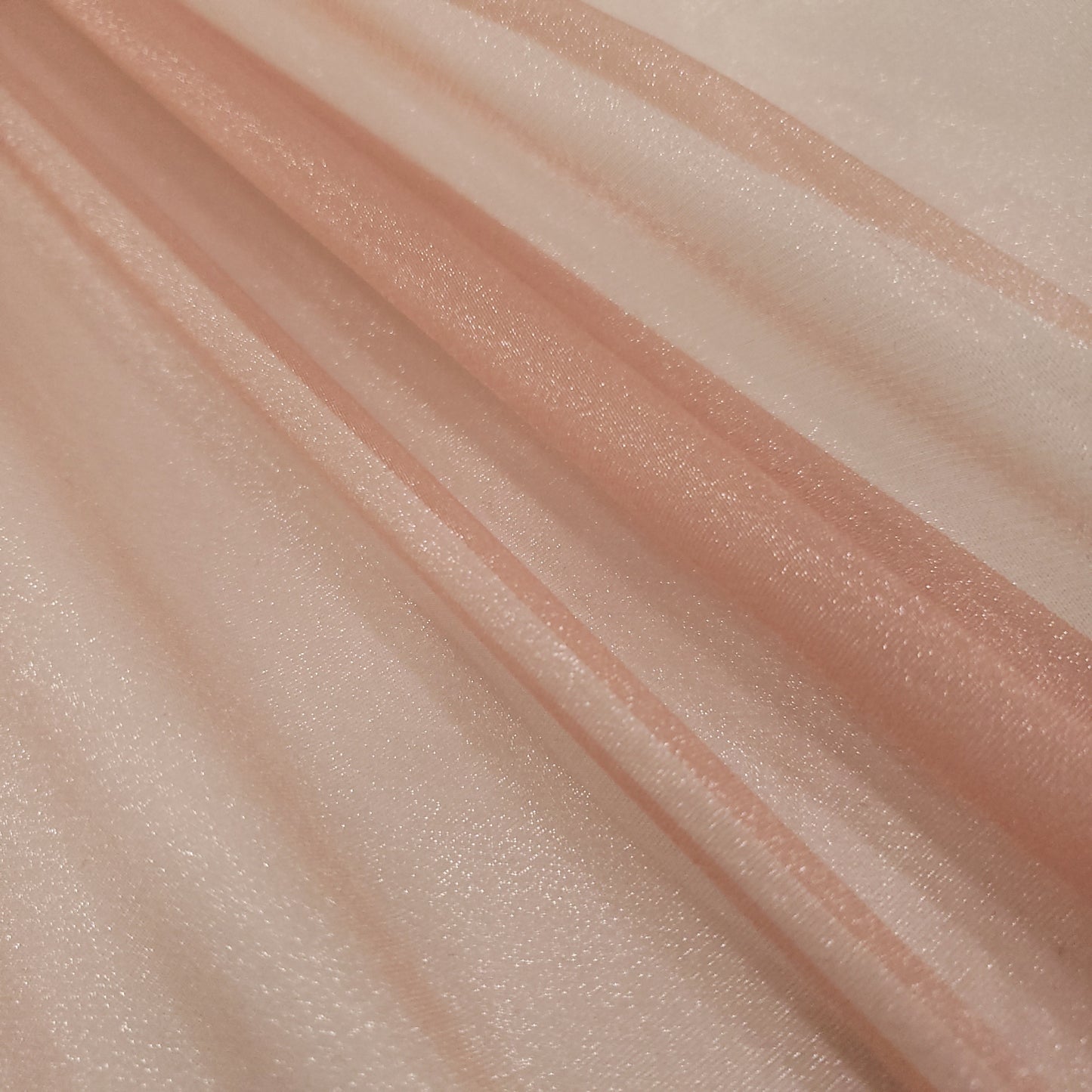 CRYSTAL ORGANZA 5 YARD LOT PINK DUSTY ROSE