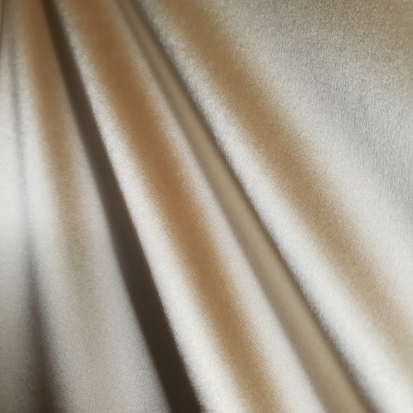 SOFT LUSTER STRETCH SATIN CHAMPAGNE GOLD