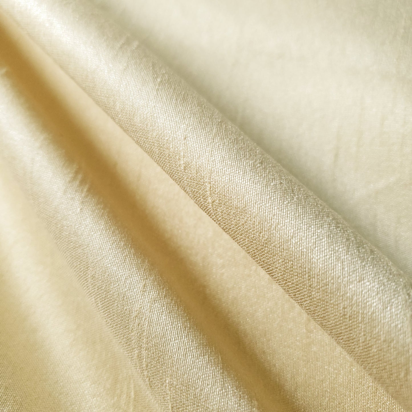 GOLD CHAMPAGNE FAUX SILK DUPIONI