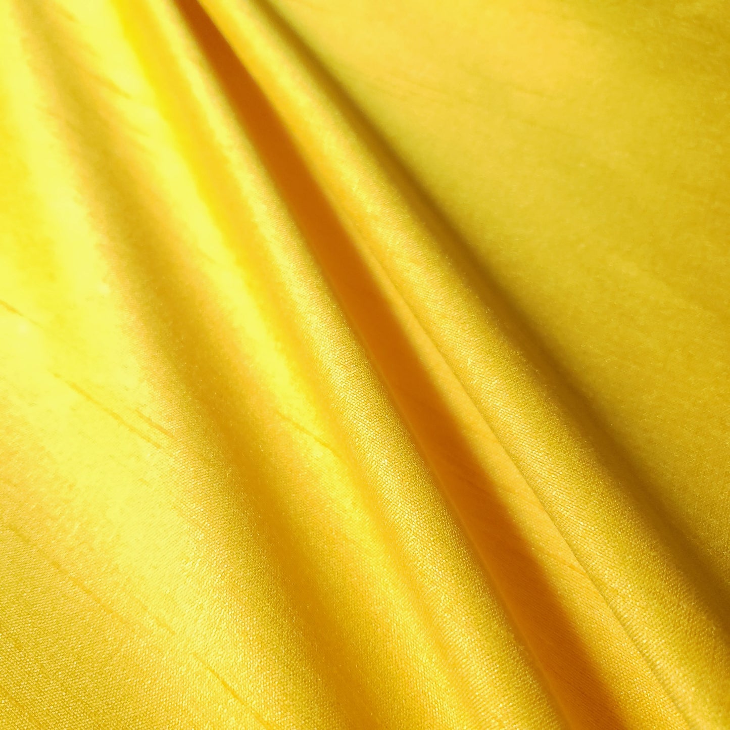 YELLOW MEYER CANARY FAUX SILK DUPIONI
