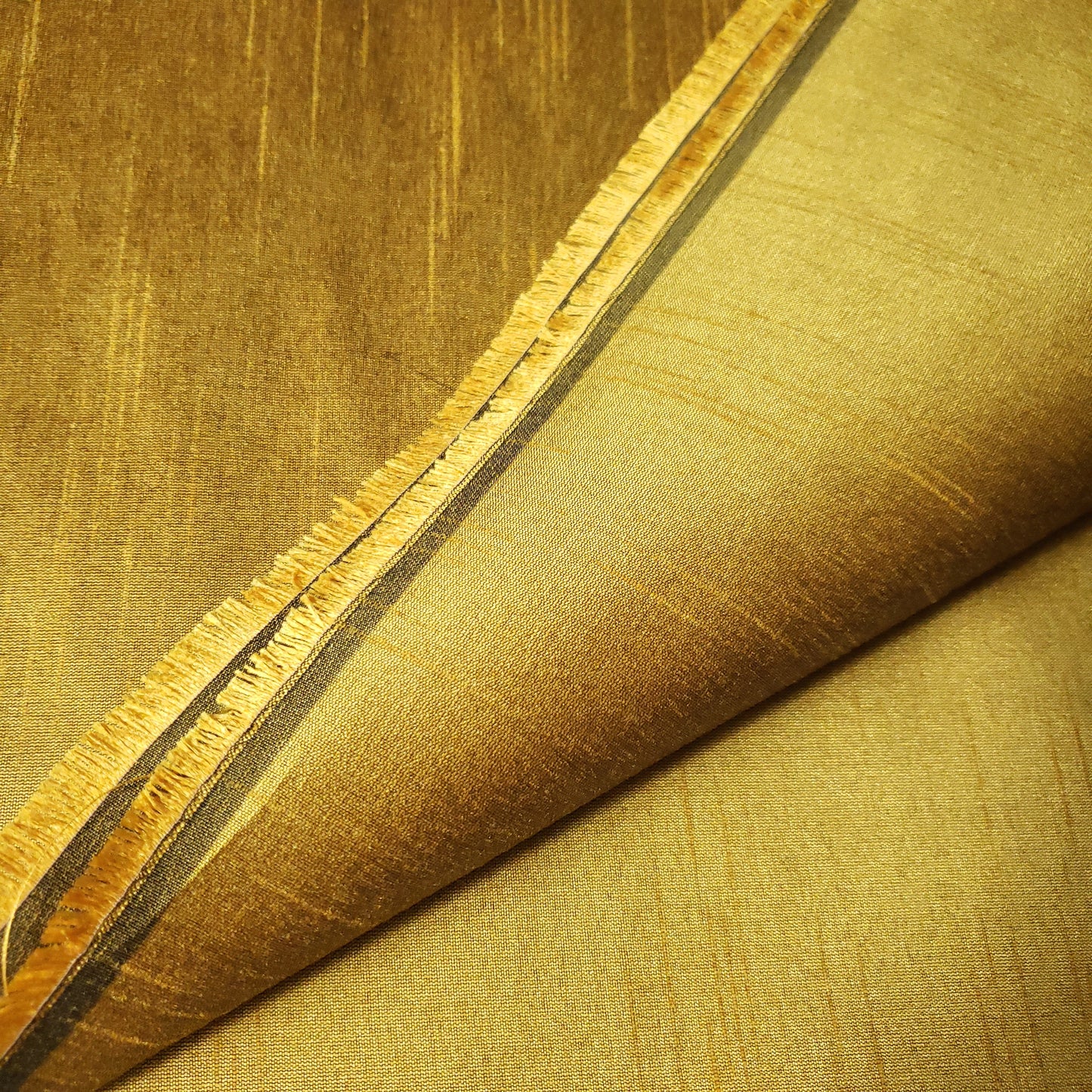 GOLD E.LECTRUM FAUX SILK DUPIONI