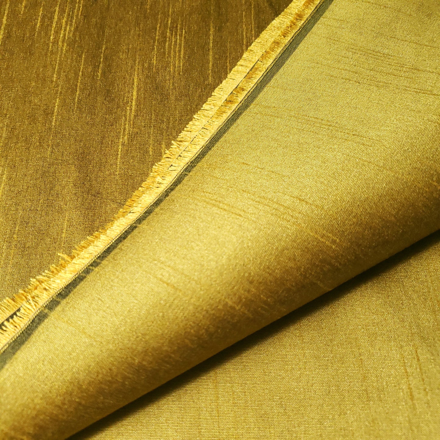 GOLD E.LECTRUM FAUX SILK DUPIONI