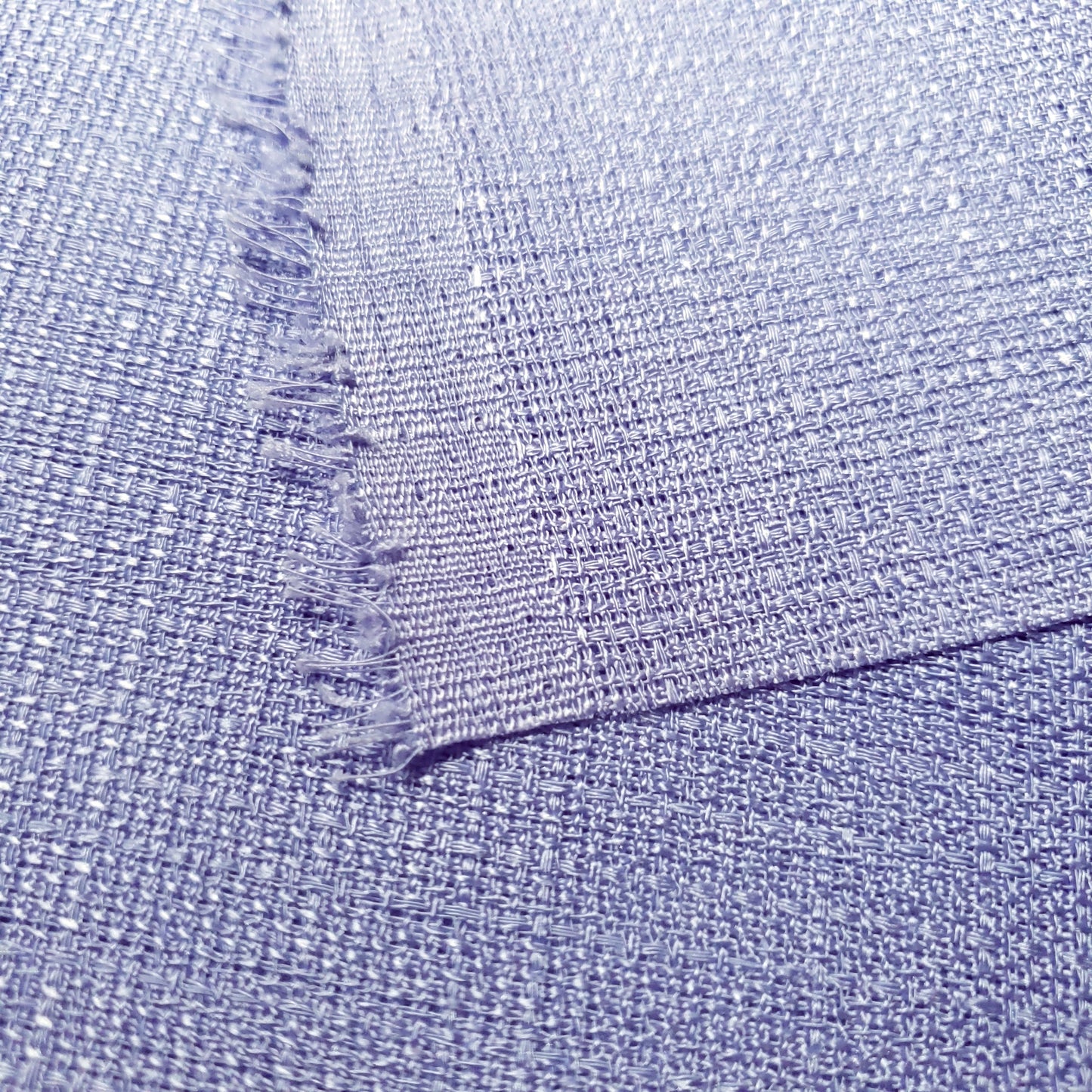 LILAC RUSTIC WEAVE FAUX LINEN