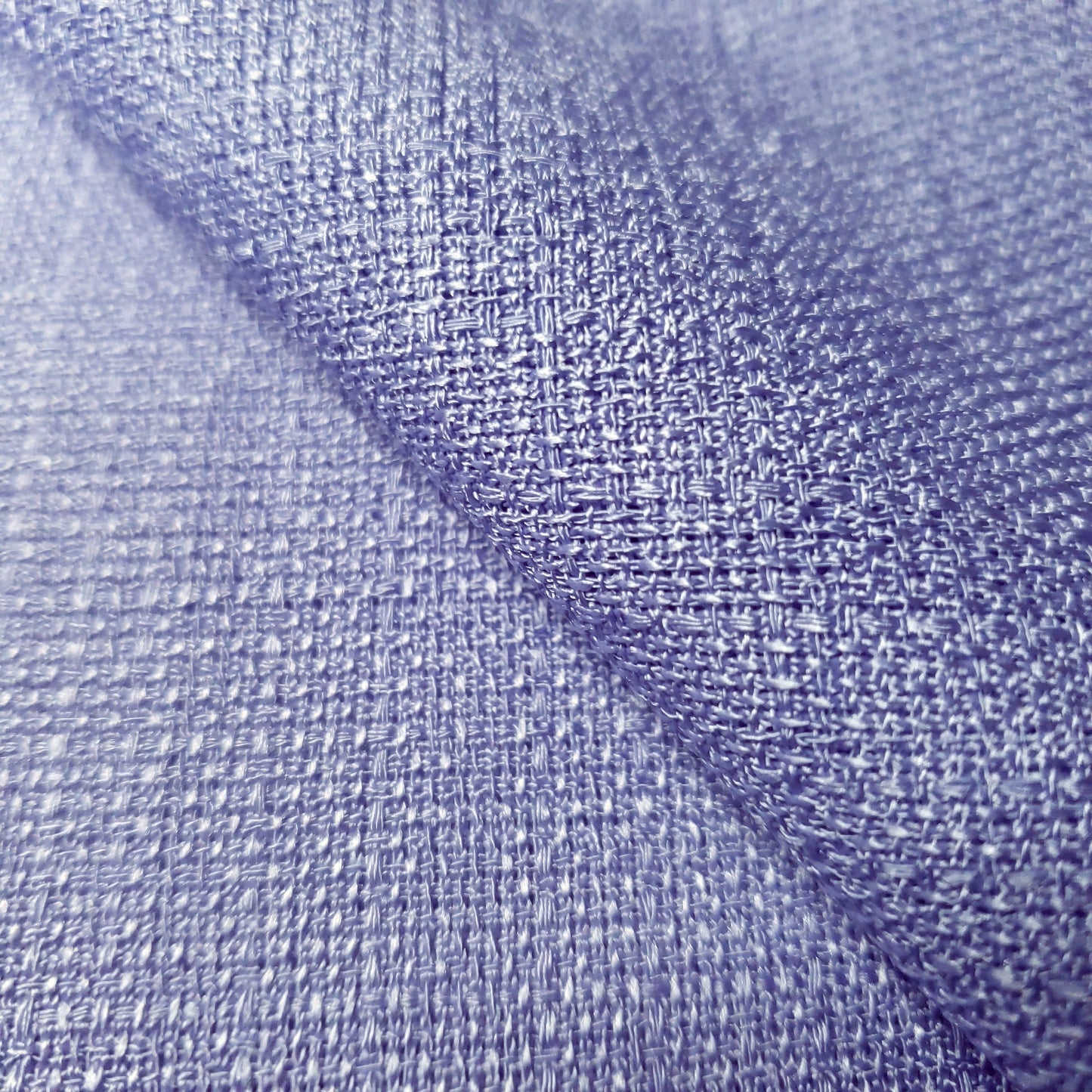 LILAC RUSTIC WEAVE FAUX LINEN