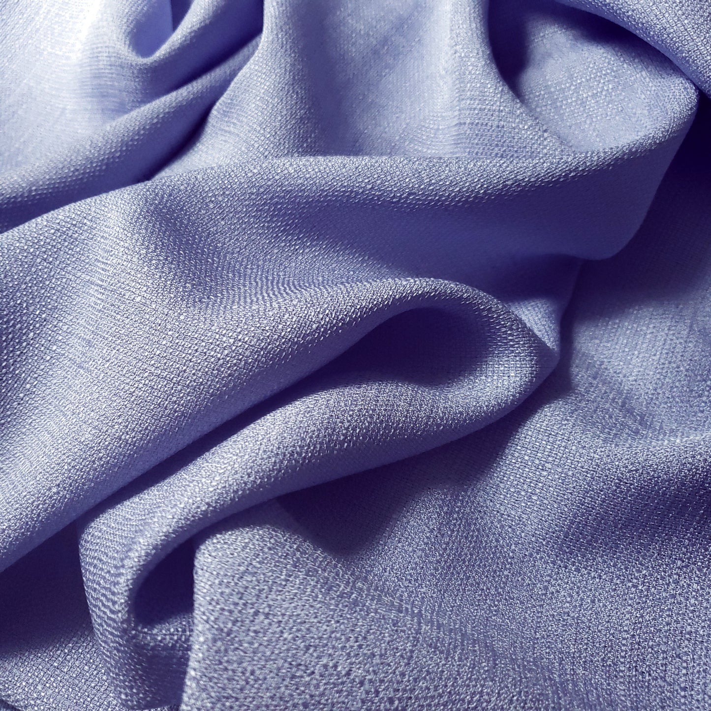 LILAC RUSTIC WEAVE FAUX LINEN