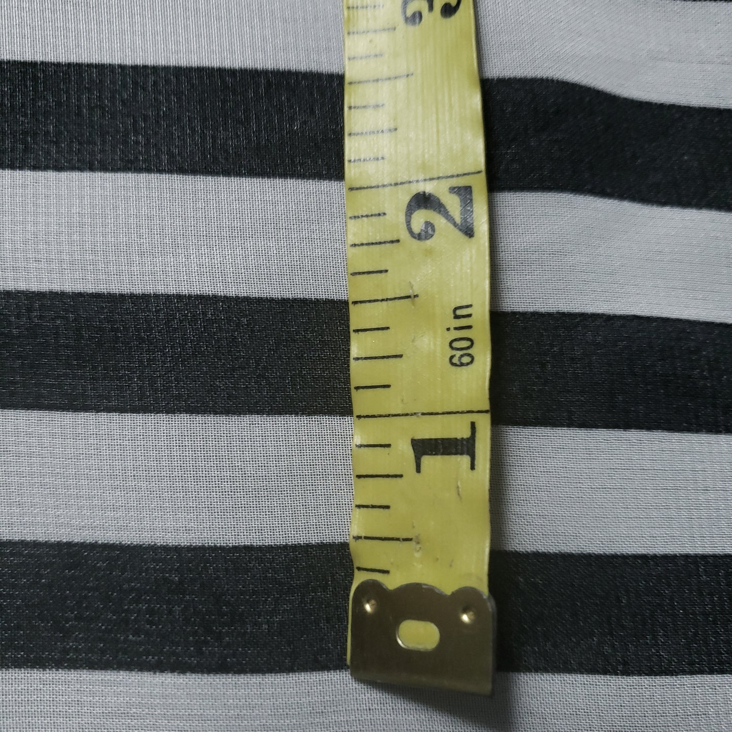 STRIPE CHIFFON BLACK WHITE