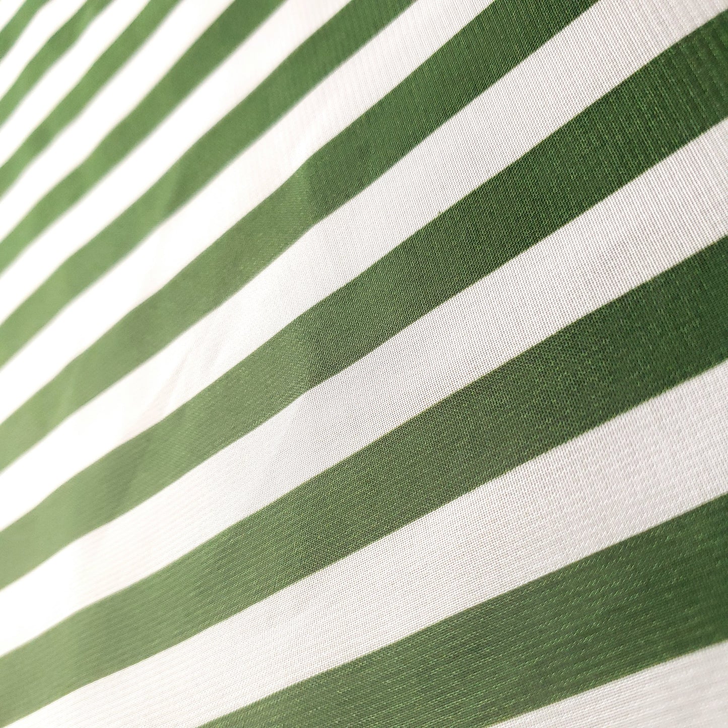 STRIPE CHIFFON OLIVE GREEN