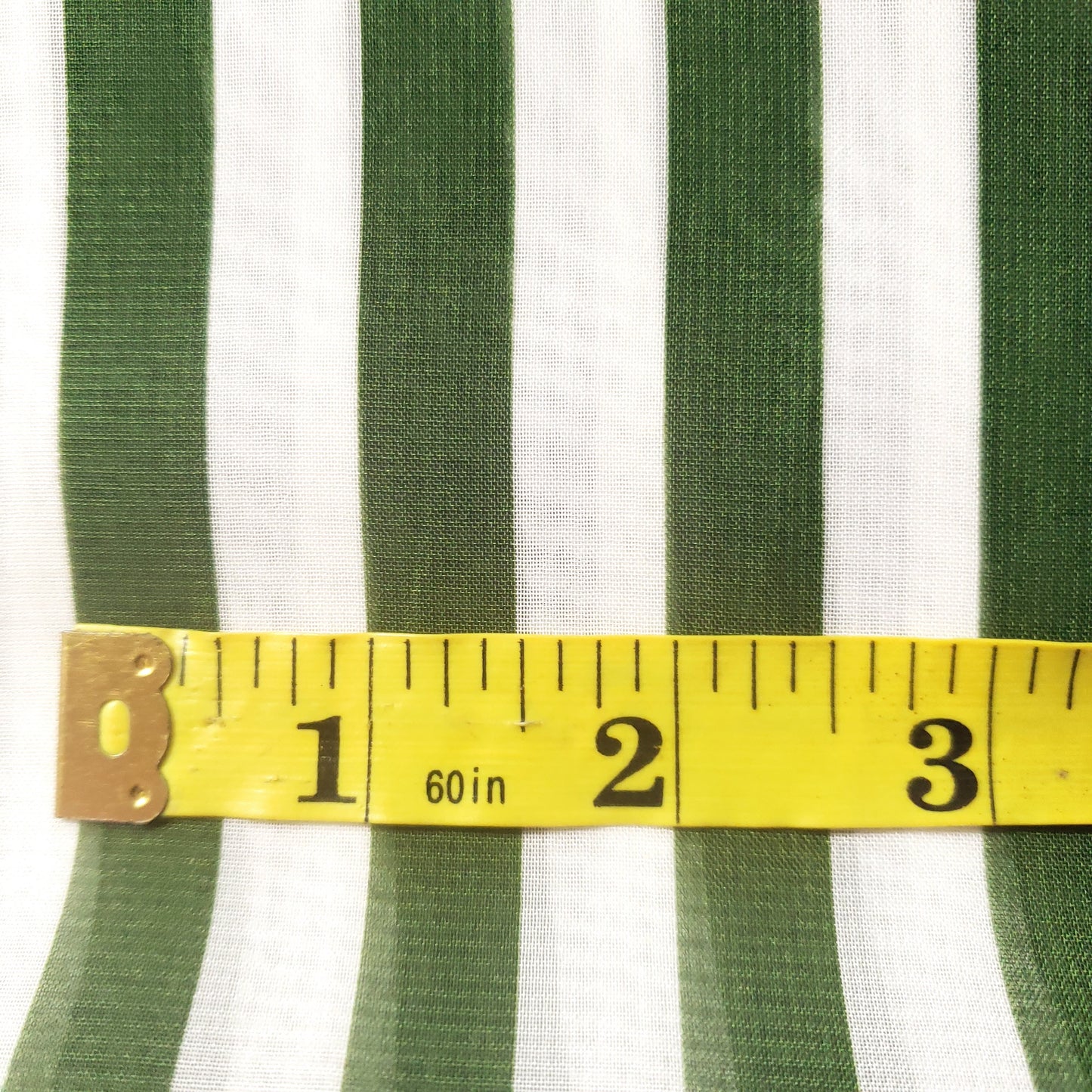 STRIPE CHIFFON OLIVE GREEN
