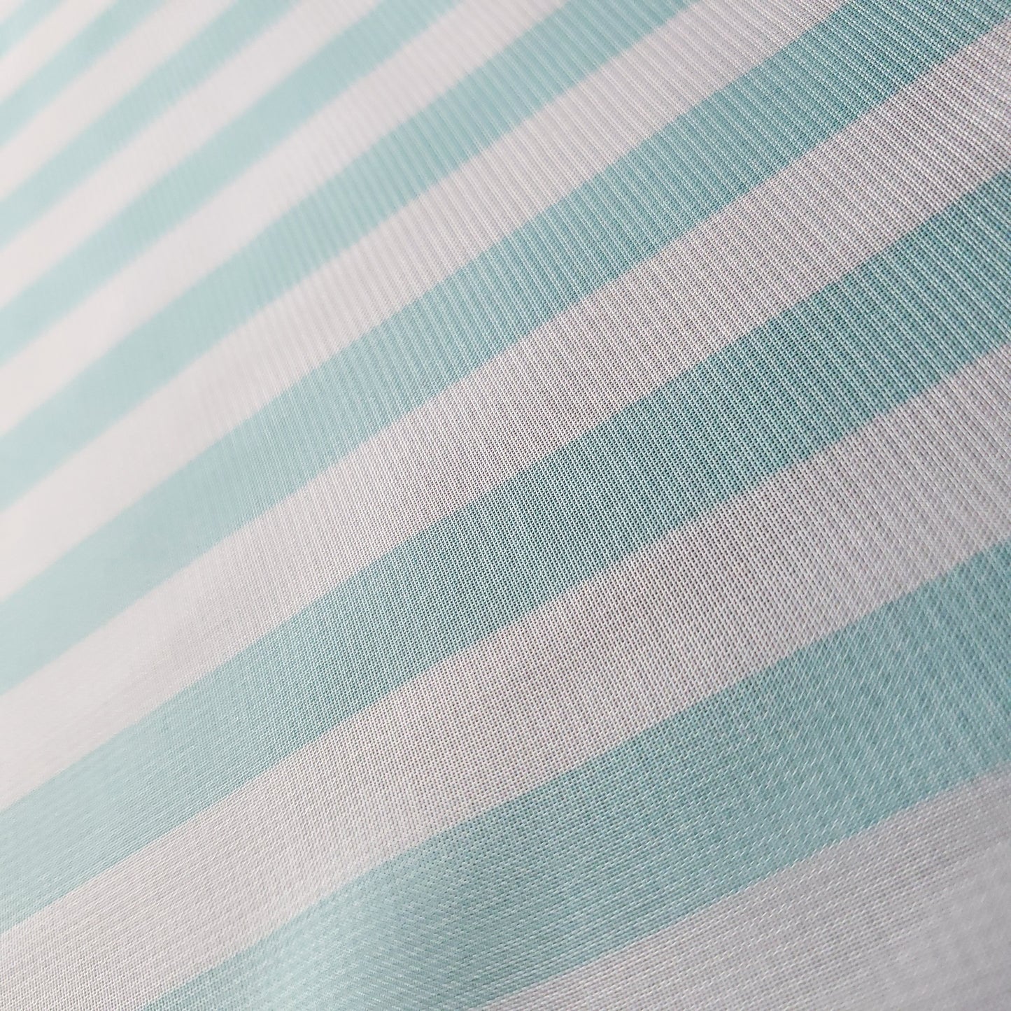STRIPE CHIFFON MINT AQUA