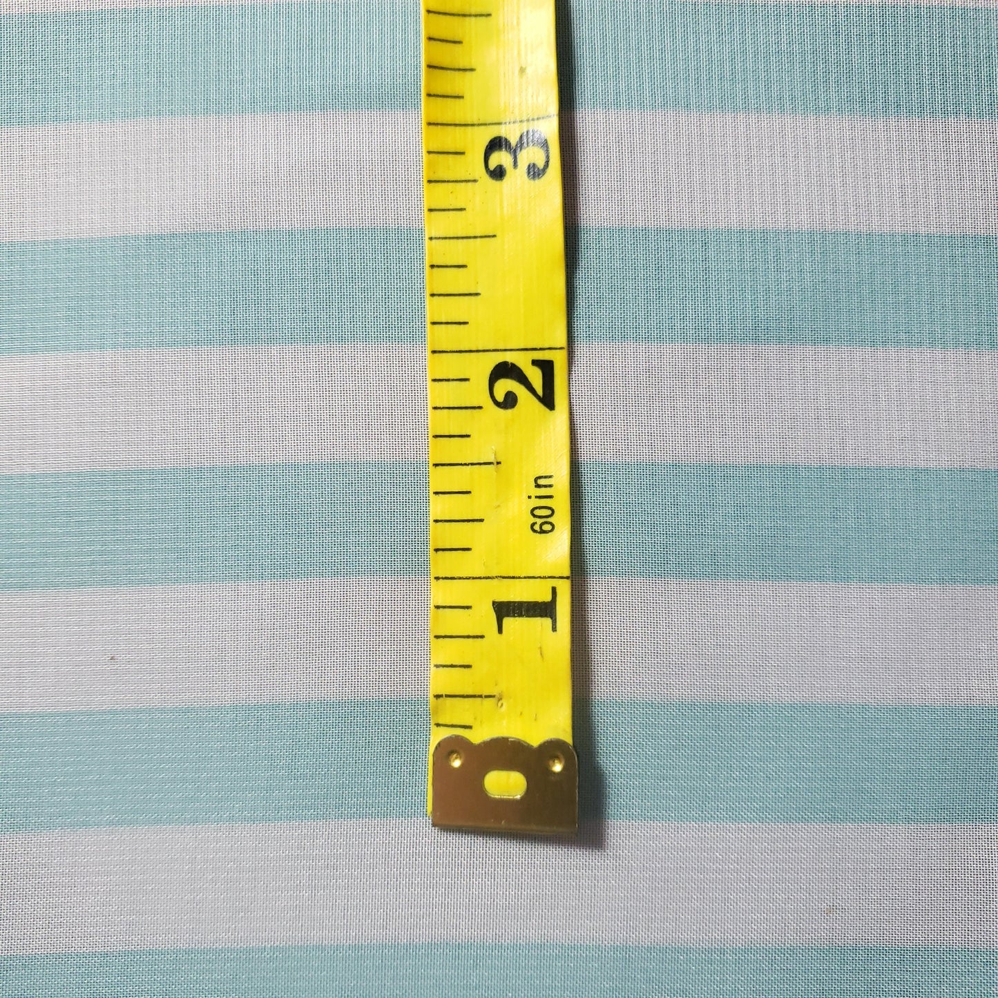 STRIPE CHIFFON MINT AQUA
