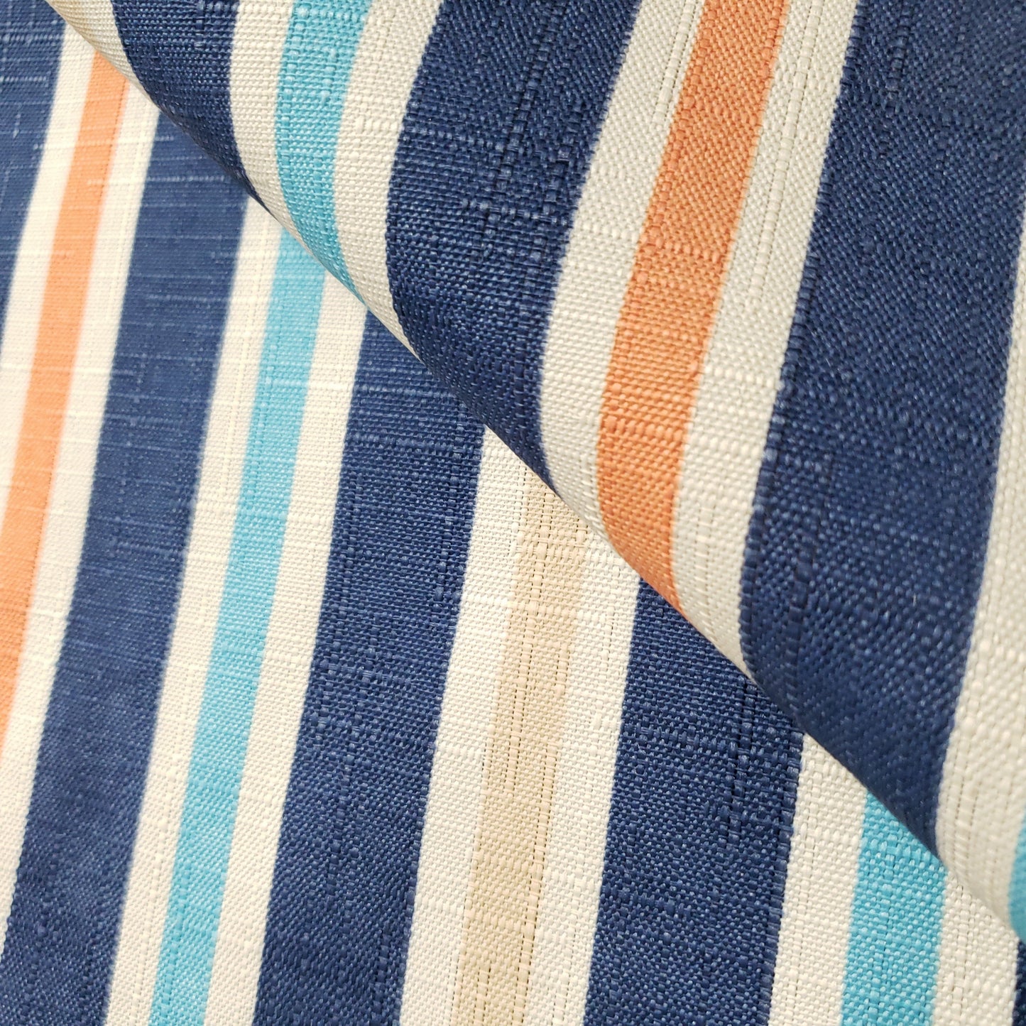 COASTAL STRIPE LINEN UPHOLSTERY