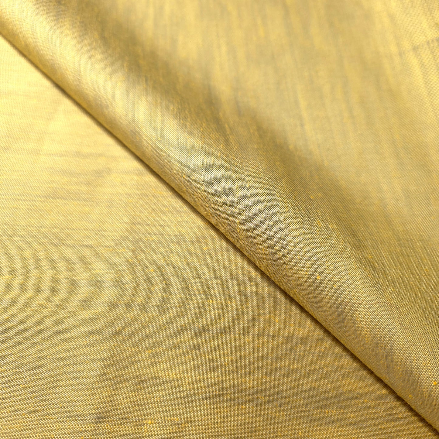 ANSEL YELLOW HEATHER GRAY COTTON SHIRTING