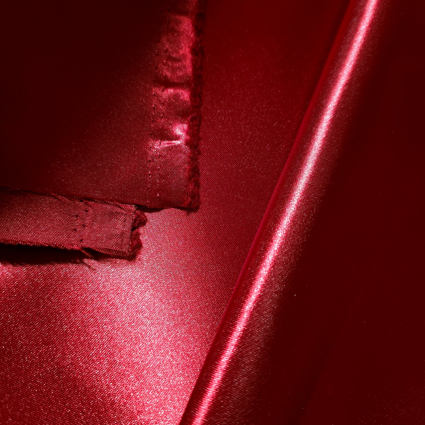 HEAVY 8oz GLOSSY SATIN RED CRANBERRY