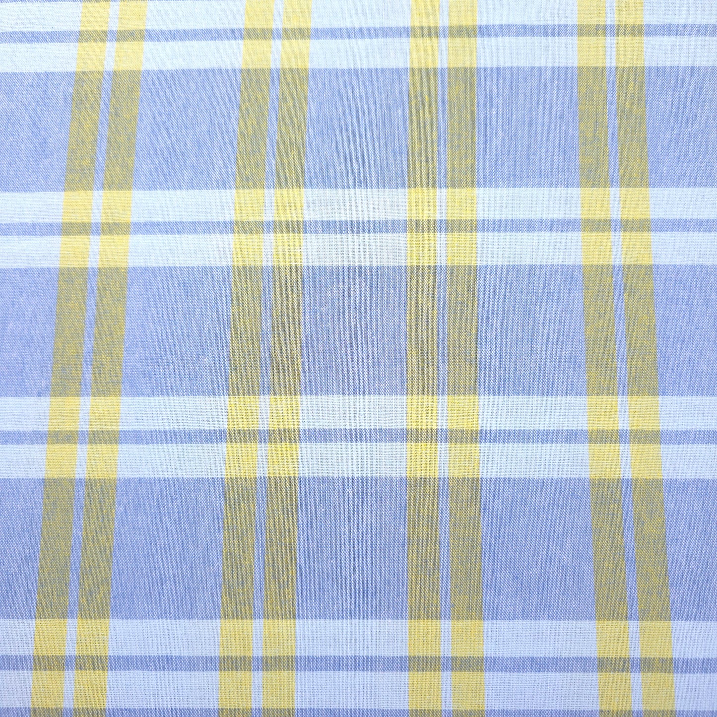PASTEL PLAID YELLOW COTTON SHIRTING (Copy)