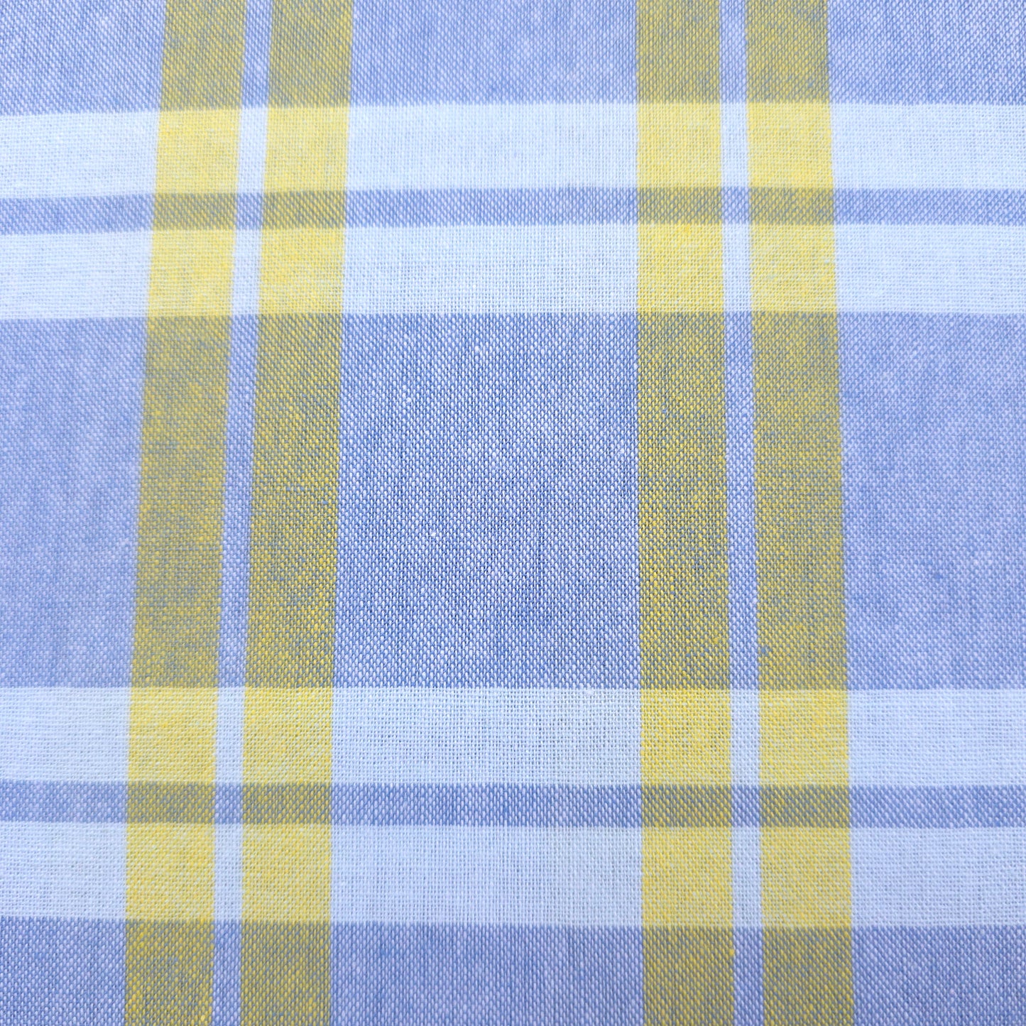 PASTEL PLAID YELLOW COTTON SHIRTING (Copy)