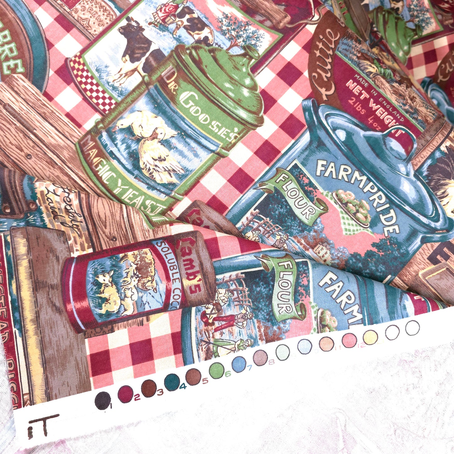 VINTAGE BLOOMCRAFT FARMHOUSE FABRIC