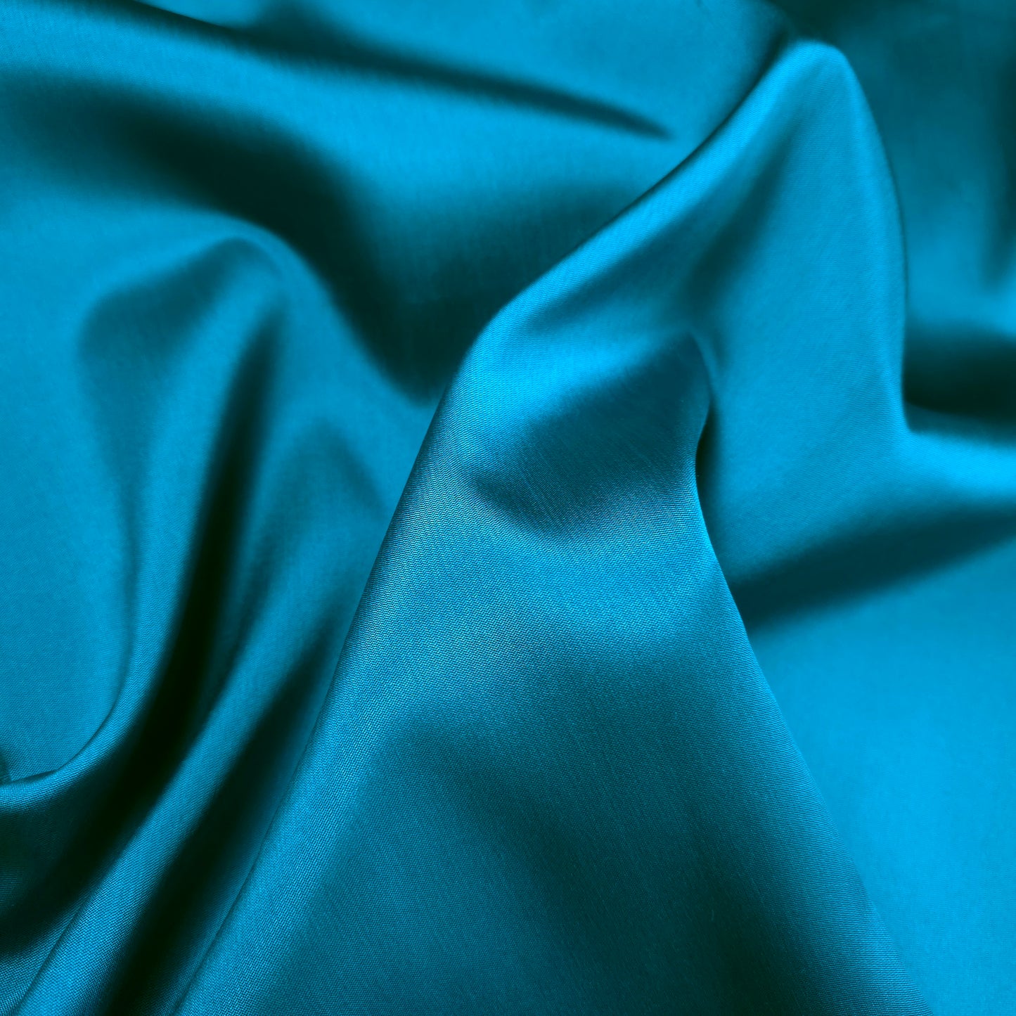MIKADO GREEN TEAL LUSTER FABRIC